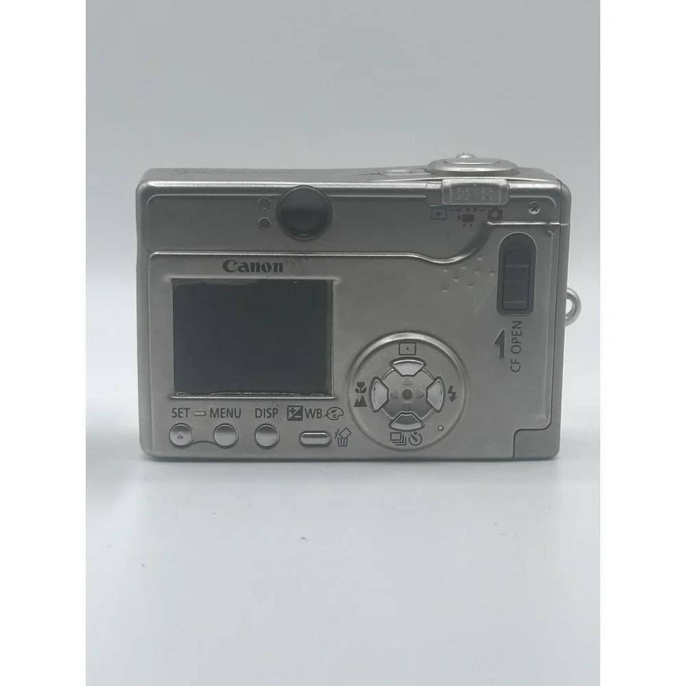 Canon PowerShot S230 Digital ELPH 3.2MP Silver Camera Untested